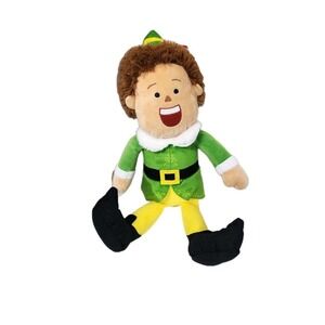 Kohl's Cares Elf Buddy Plush‎ Toy Movie Christmas Green Yellow Black Belt